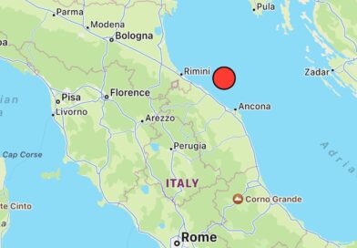 Terremoto sulla costa Marchigiana Pesarese: scossa di magnitudo 5.7