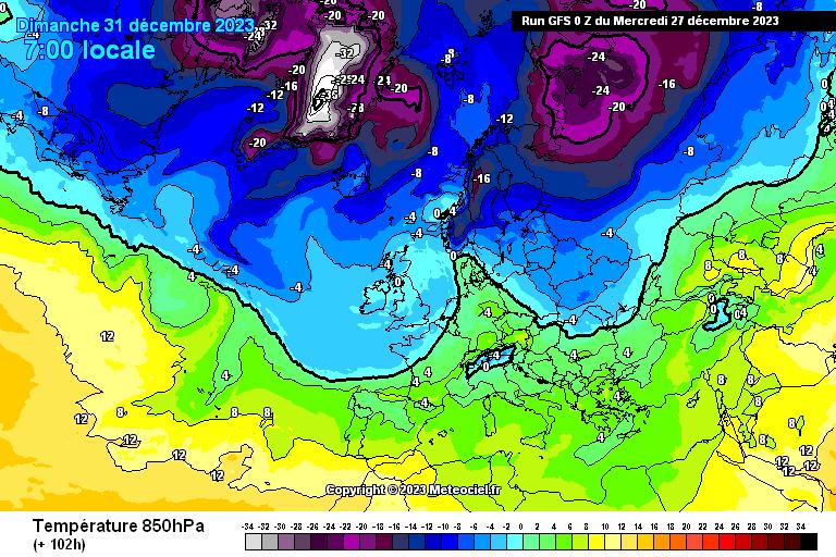 Temperature 31 dicembre 2023