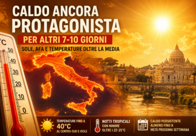 Meteo Italia: il caldo continuerà a dominare la scena, almeno altri 7-10 giorni di estate piena